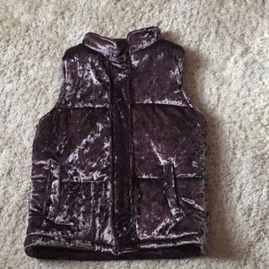 NWT Velvet puffer vest